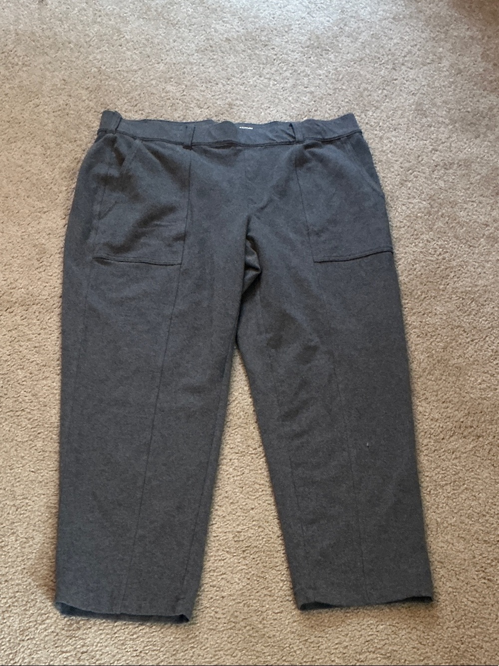 Lands' End woman  Gray Stretch Knit pants